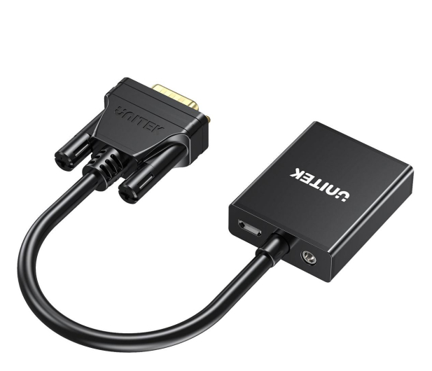 Unitek Adapter VGA - HDMI  (1080P/60Hz, 15cm) - 1291427 - zdjęcie 3